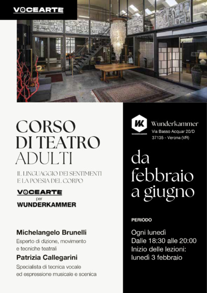 Corso di teatro adulti a Verona