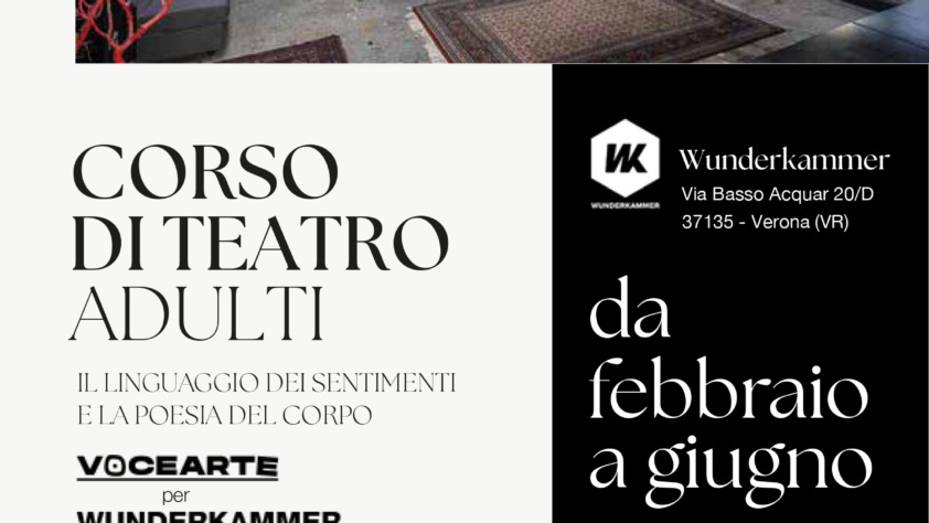 Corso di teatro adulti a Verona
