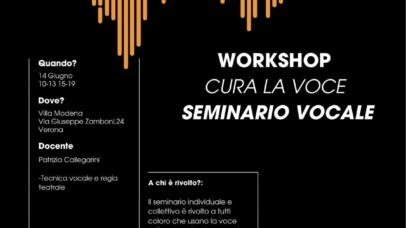 Workshop Cura la Voce – 14 giugno 2025